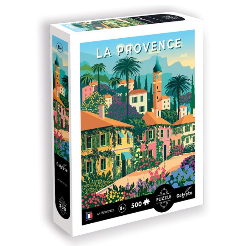 500-Piece Calypto Jigsaw Puzzle - Beautiful Provence Landscape Art for Adults & Teens - Perfect for Family Game Night, Stress Relief & Home Decor