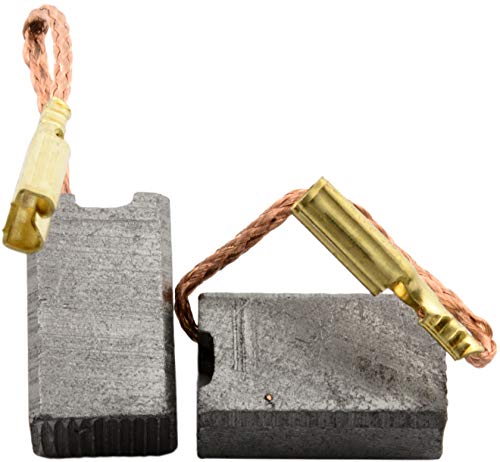 Ryobi G1005 Grinder Replacement Carbon Brushes (CA-03-77543) - 0.24x0.31x0.51 Inch with Cable & Connector - Compatible with Models 608KU & 6540563 - Perfect for Power Tool Maintenance and DIY Projects