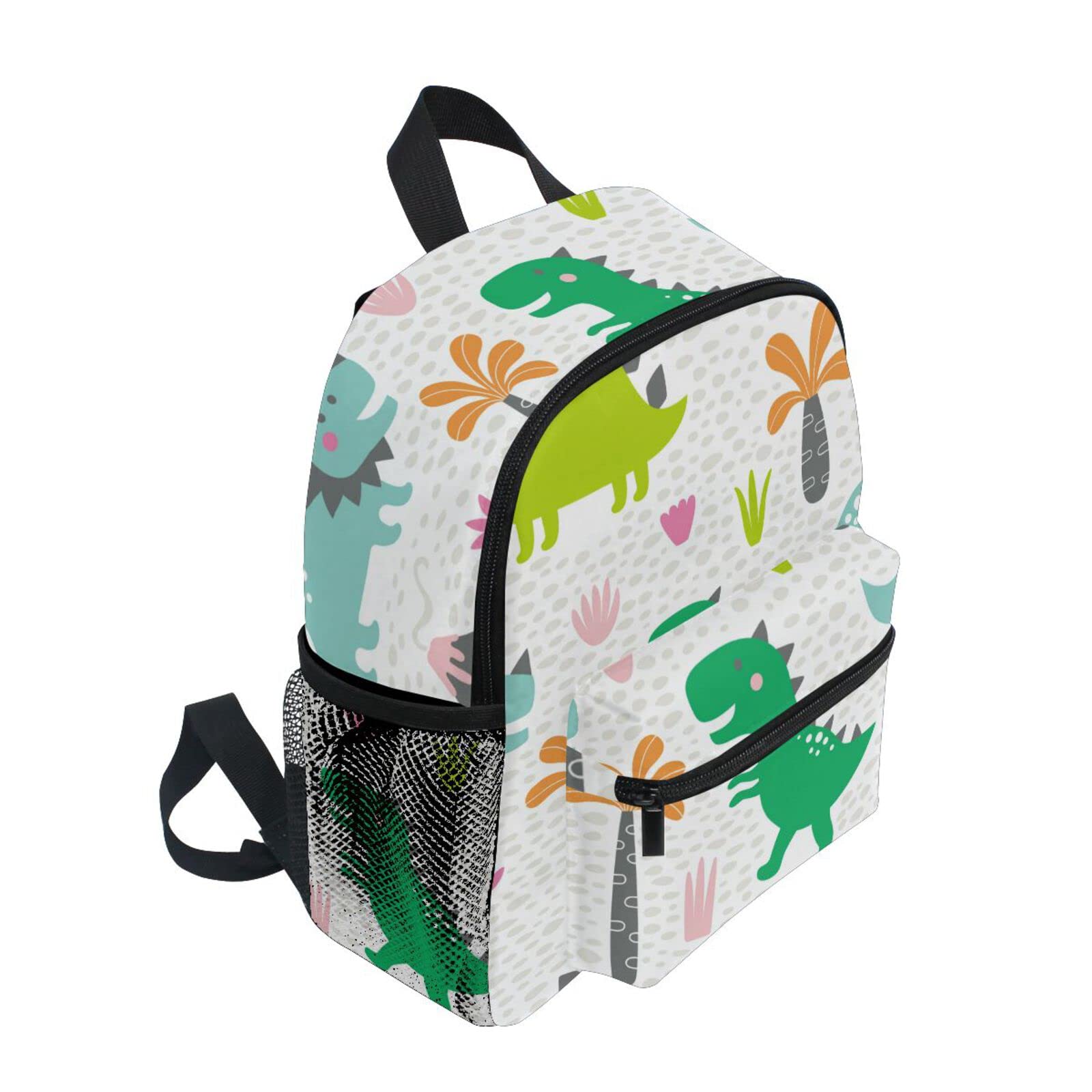 Dinosaurs Kids Toddler Backpack for Boys - Cute Dinosaur School Bag & Travel Backpack for Preschool & Kindergarten - Perfect for School, Daycare, and Family Outings