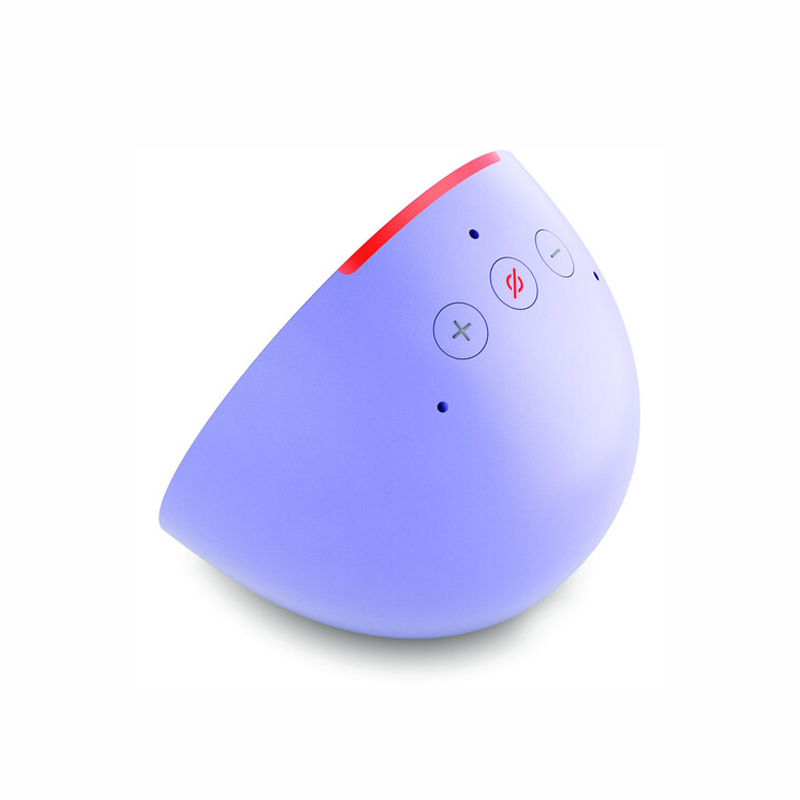 Echo Pop Smart Speaker with Alexa | Lavender Color | Compact Design for Home, Office & Bedroom | Hands-Free Voice Control & Music Streaming