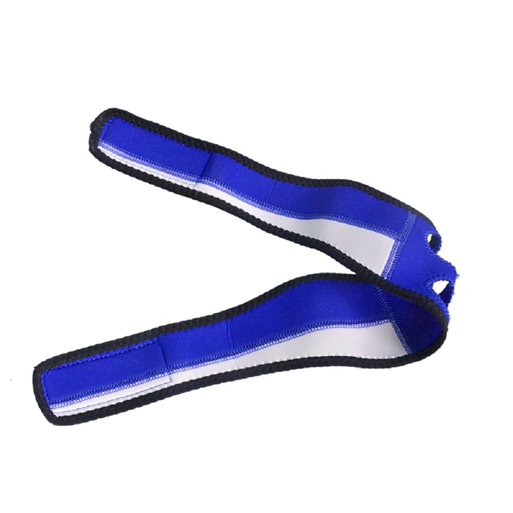 MELADY® Anti Wrinkle Jawline Lifting Belt - Lightweight & Breathable Face Slimming Mask for Double Chin Reduction & V-Shape Facial Contouring (Blue) | Perfect for Home Use, Gym Workouts & Travel