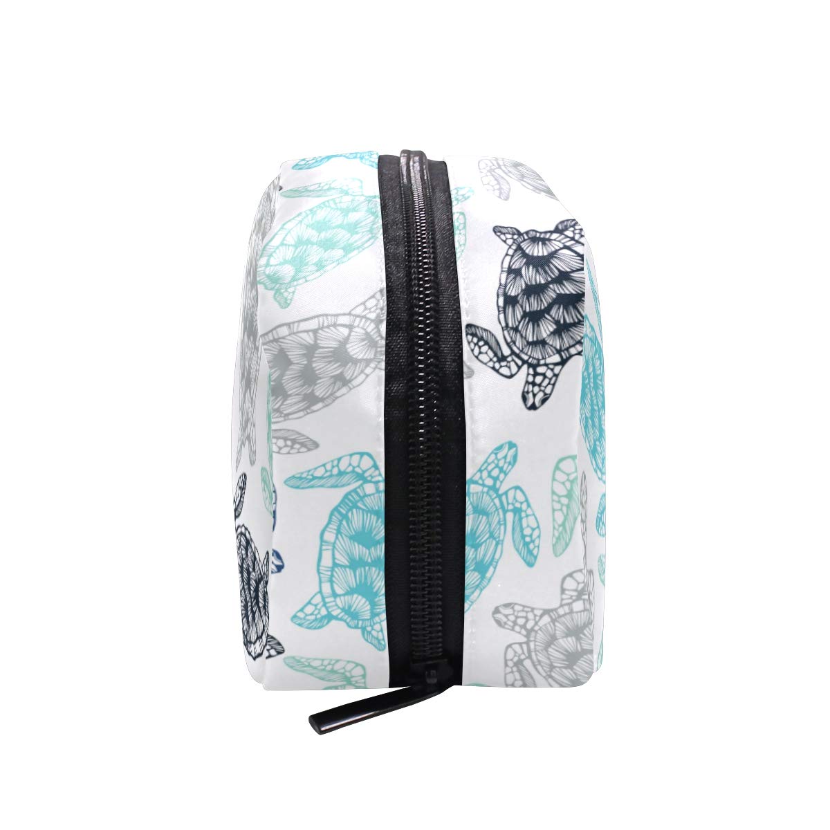 MOYYO Sea Turtle Makeup Bag - Waterproof Travel Cosmetic Organizer for Women & Girls - Perfect for Beach & Travel
