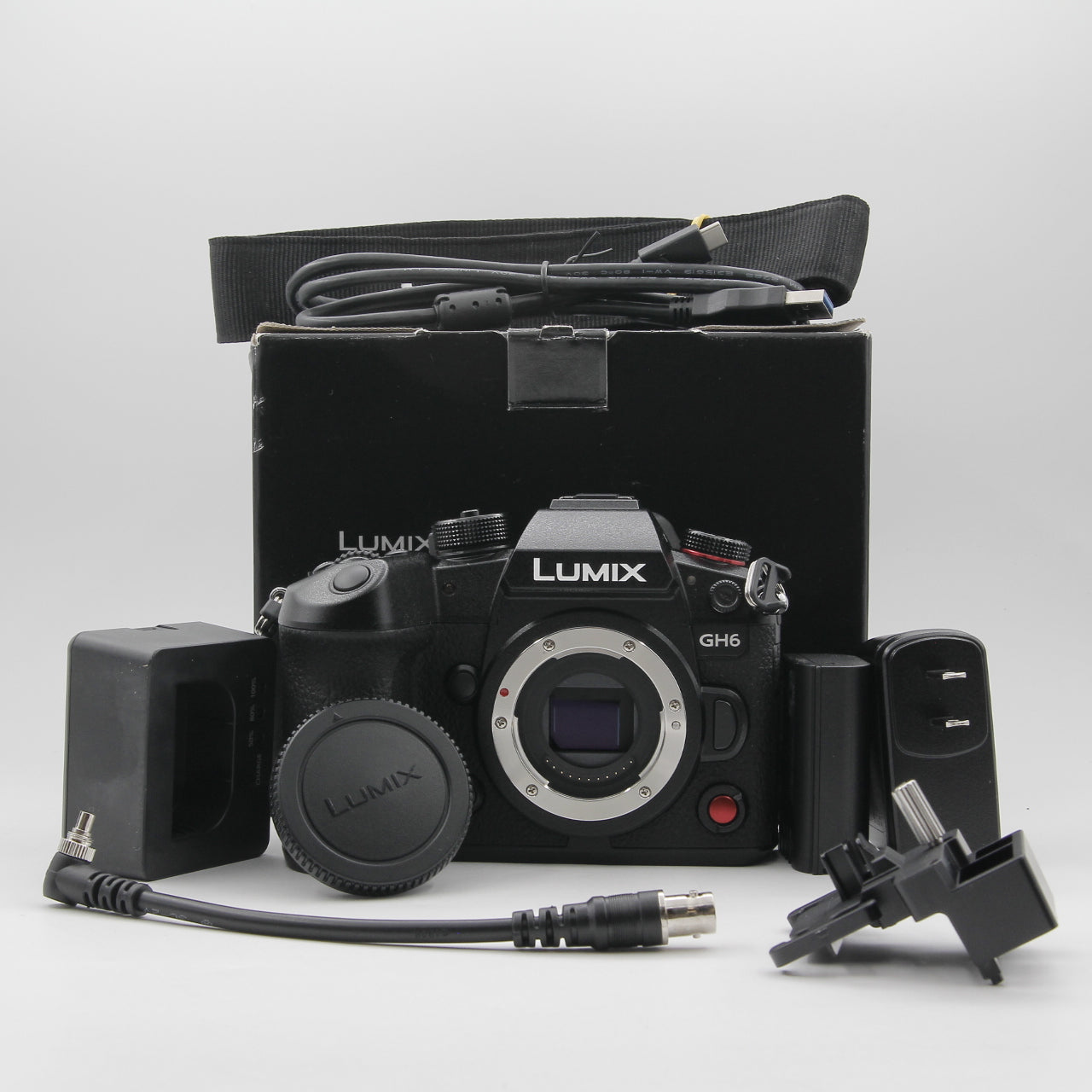 Open Box Panasonic Lumix GH6 Mirrorless Camera Body Only - Professional 4K Video & Photography for Vloggers, Filmmakers & Content Creators