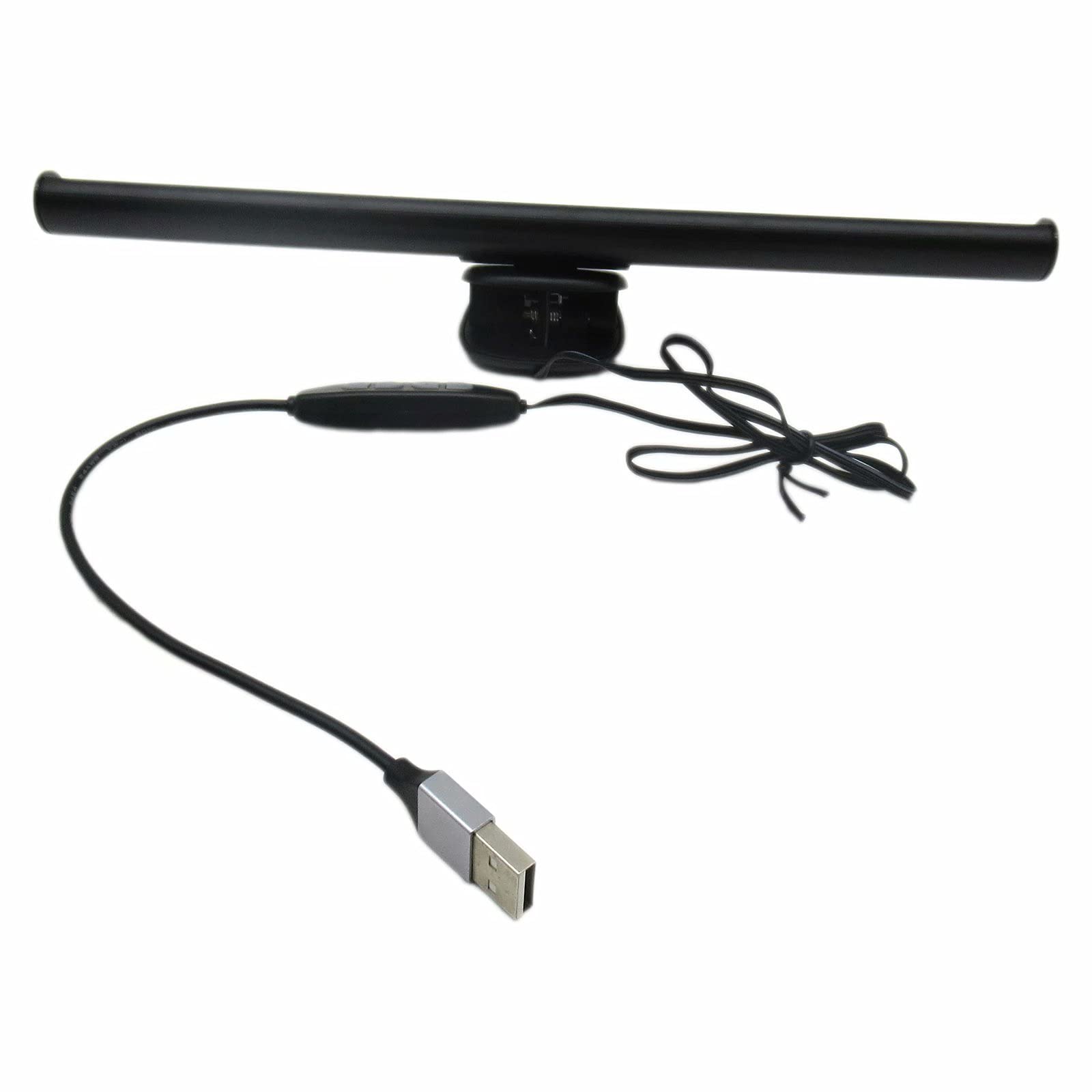 USB LED Monitor Light Bar - Dimmable Eye-Caring Computer Screen Lamp for Home Office, Gaming & Reading (Black) | Reduce Eye Strain for Work & Study