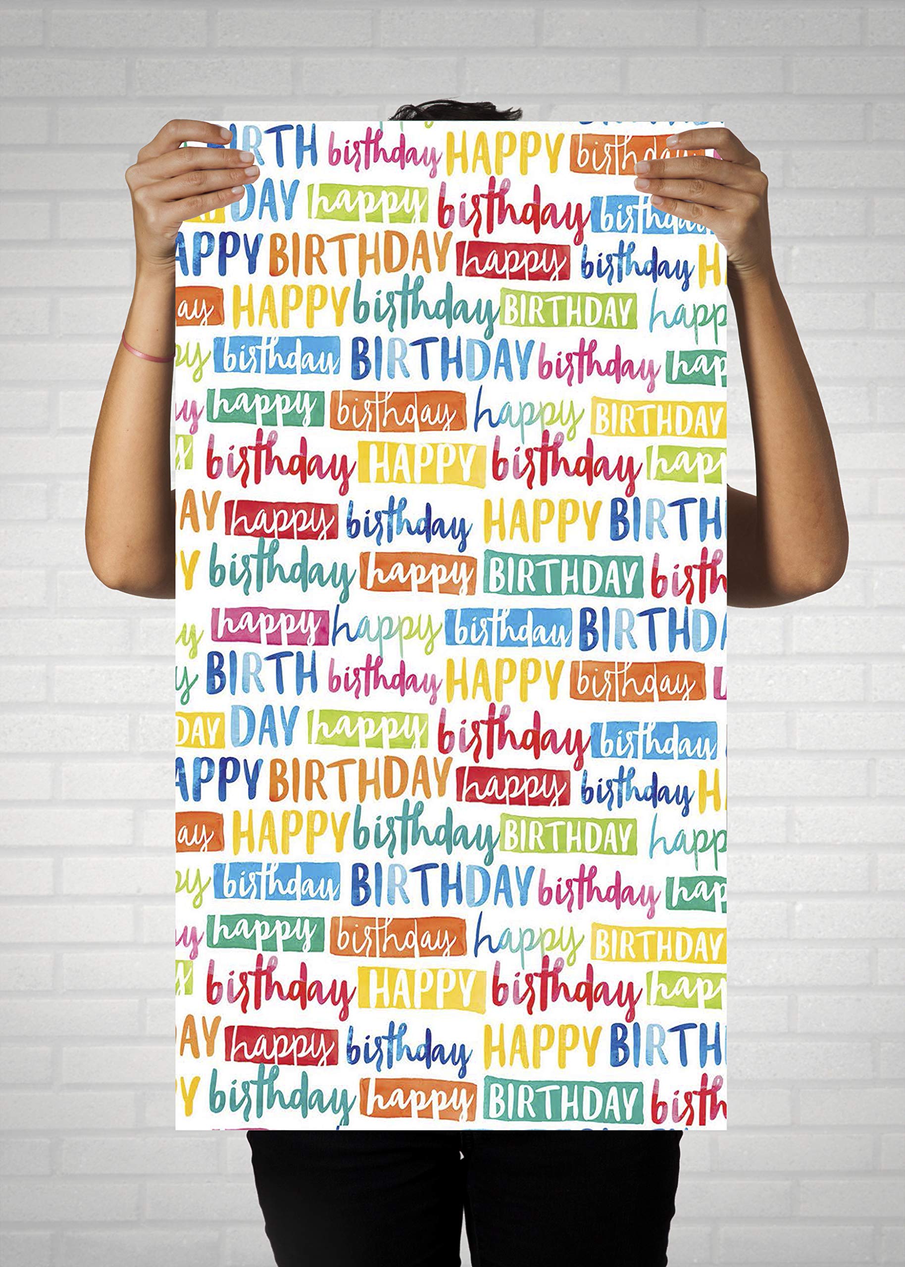 Accuprints Premium Gift Wrapping Paper - 25 Sheets Pack | 20x30 Inch Large Size | Birthday, Christmas & Party Gift Wrap | Perfect for Presents, DIY Crafts & Holiday Decorations