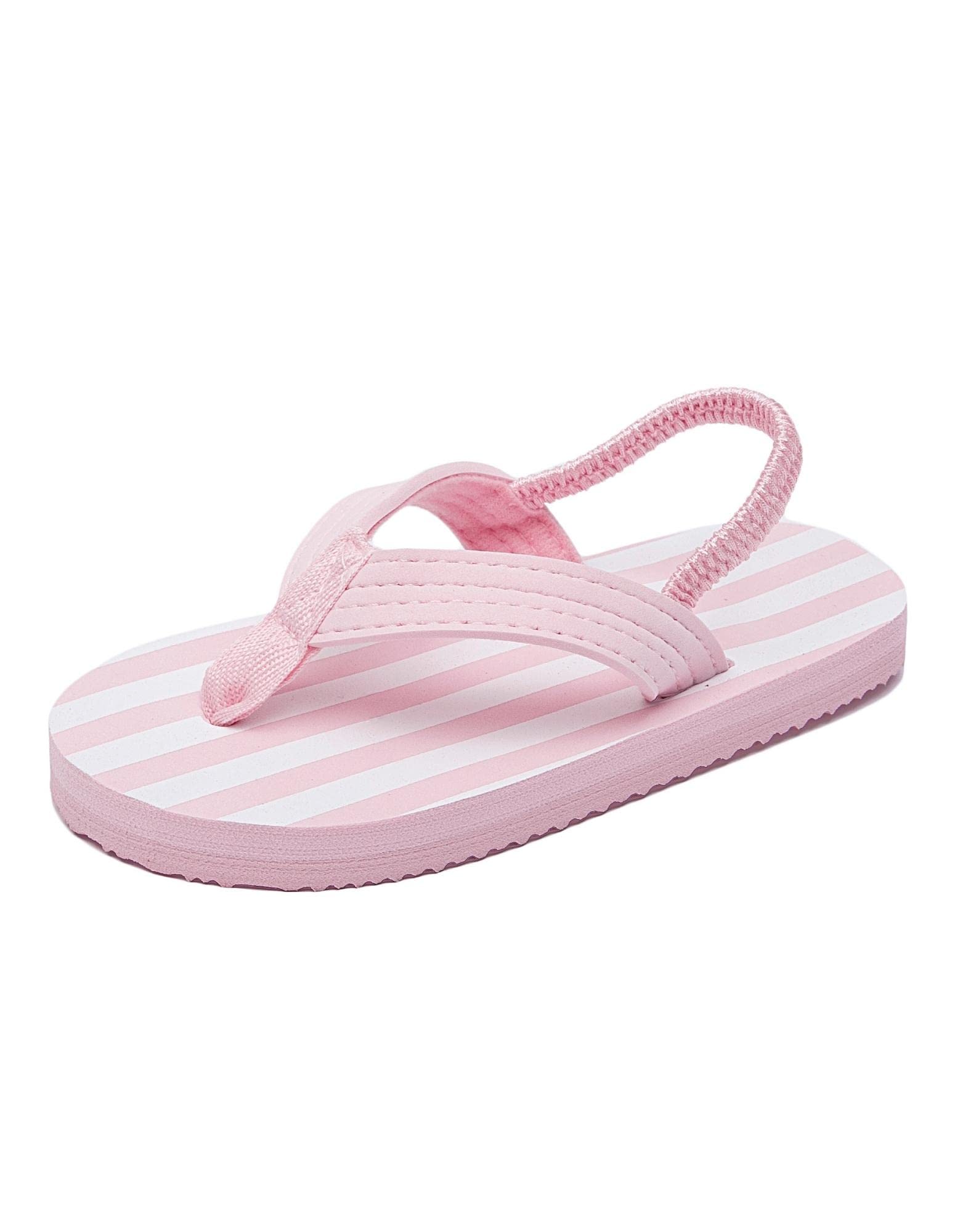 Ceruwum Toddler Girls Flip Flops - Non-Slip Water Shoes for Beach, Pool & Summer Play - Comfortable Sandals for Toddlers Ages 2-4