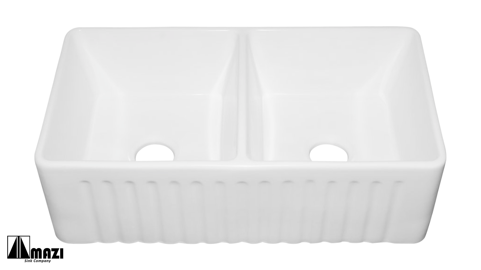 Premium Ceramic Farmhouse Kitchen Sink - 33 Inch White Apron Front Sink for Rustic & Modern Kitchens | Durable Porcelain Sink for Cooking, Baking & Entertaining