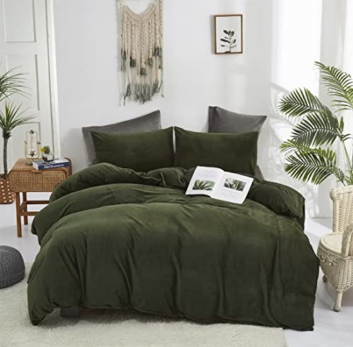 Army Green Velvet