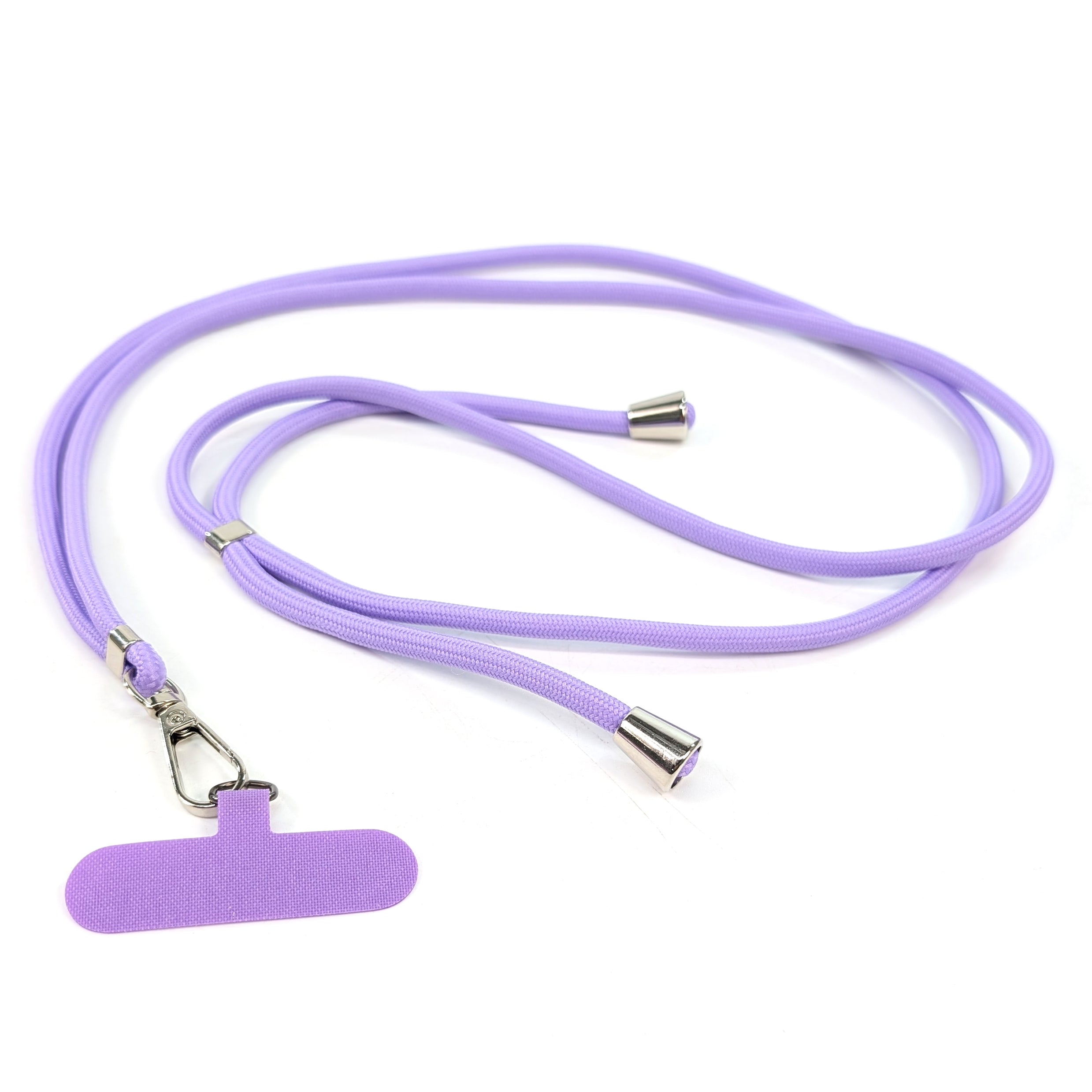 Adjustable Crossbody Phone Strap - Secure & Comfortable Phone Holder for iPhone Samsung - Perfect for Running, Travel & Shopping (Purple)