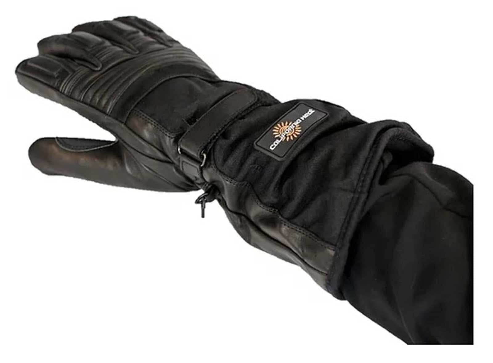 California Heat 12V Heated Gauntlet Gloves for Motorcycle Riding, Skiing & Winter Sports - Battery Powered Cold Weather Hand Warmers