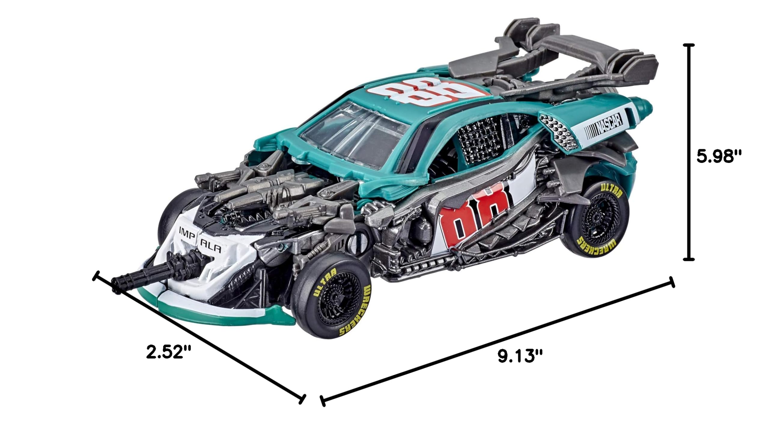 Transformers Toys Studio Series 58 Deluxe Class Dark of The Moon Movie Roadbuster Action Figure – 4.5-inch Collectible Robot Toy for Adults & Kids Age 8+ | Perfect for Display, Play, and Movie Reenactments