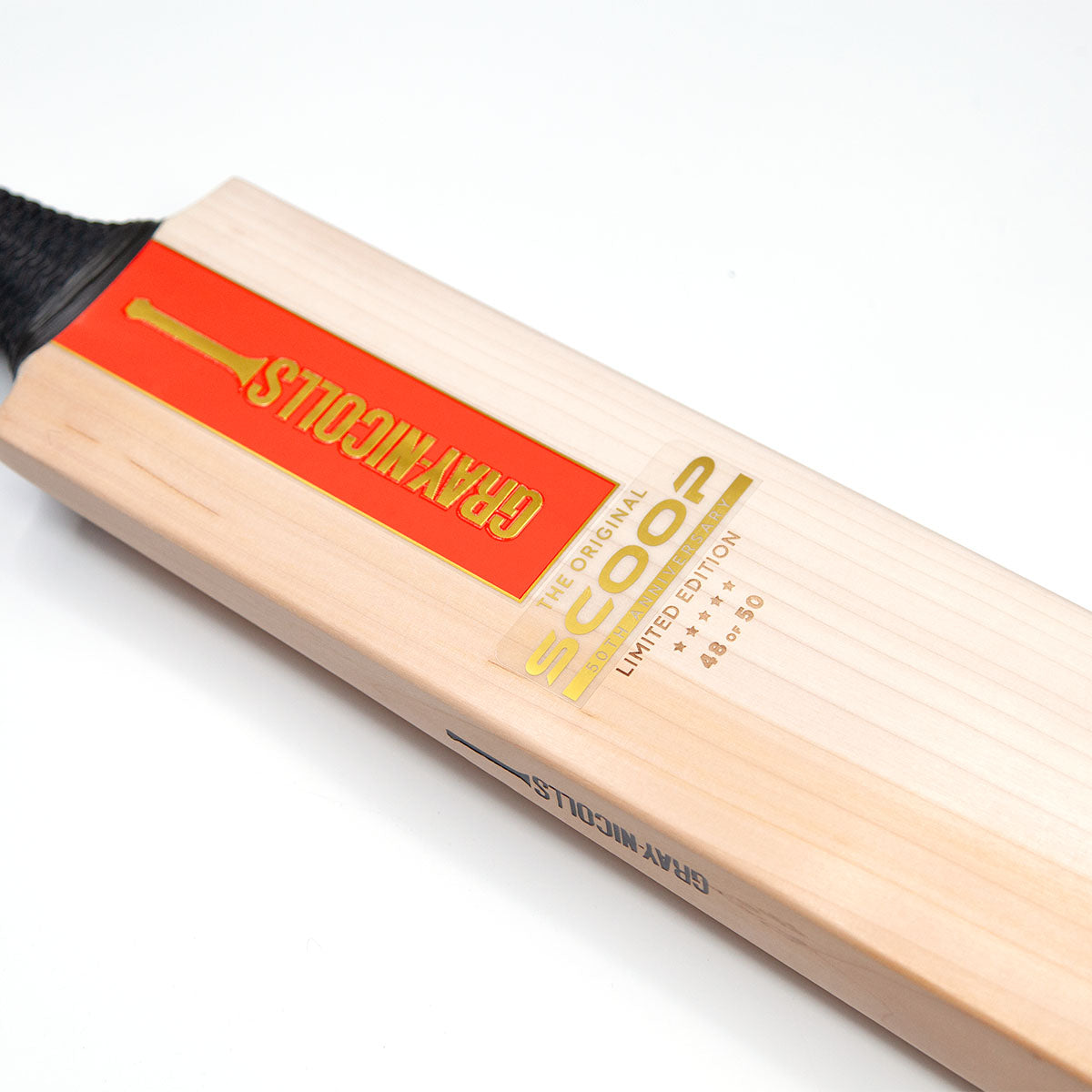 Gray Nicolls Scoop 50 Limited Edition Cricket Bat - Premium English Willow for Professional Players - Perfect for Matches & Training Sessions