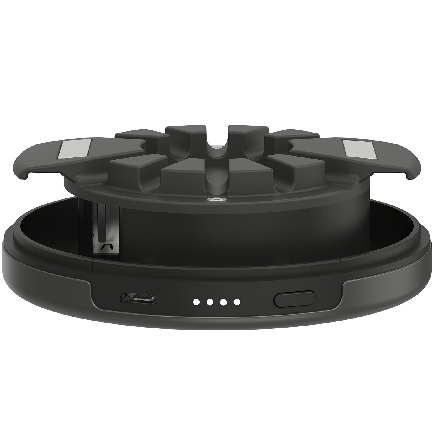 Nomad Pod Portable Charger for Apple Watch - Ultra Compact Wireless Charging Station (Space Gray) | Perfect for Travel, Gym & Nightstand Charging