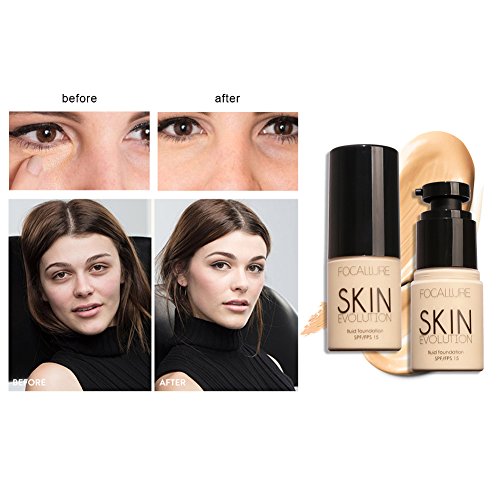 8 Types Liquid Concealer & Foundation - Full Coverage, Whitening, Moisturizing for All Skin Tones (#4) | Perfect for Daily Makeup, Photo Shoots & Special Occasions
