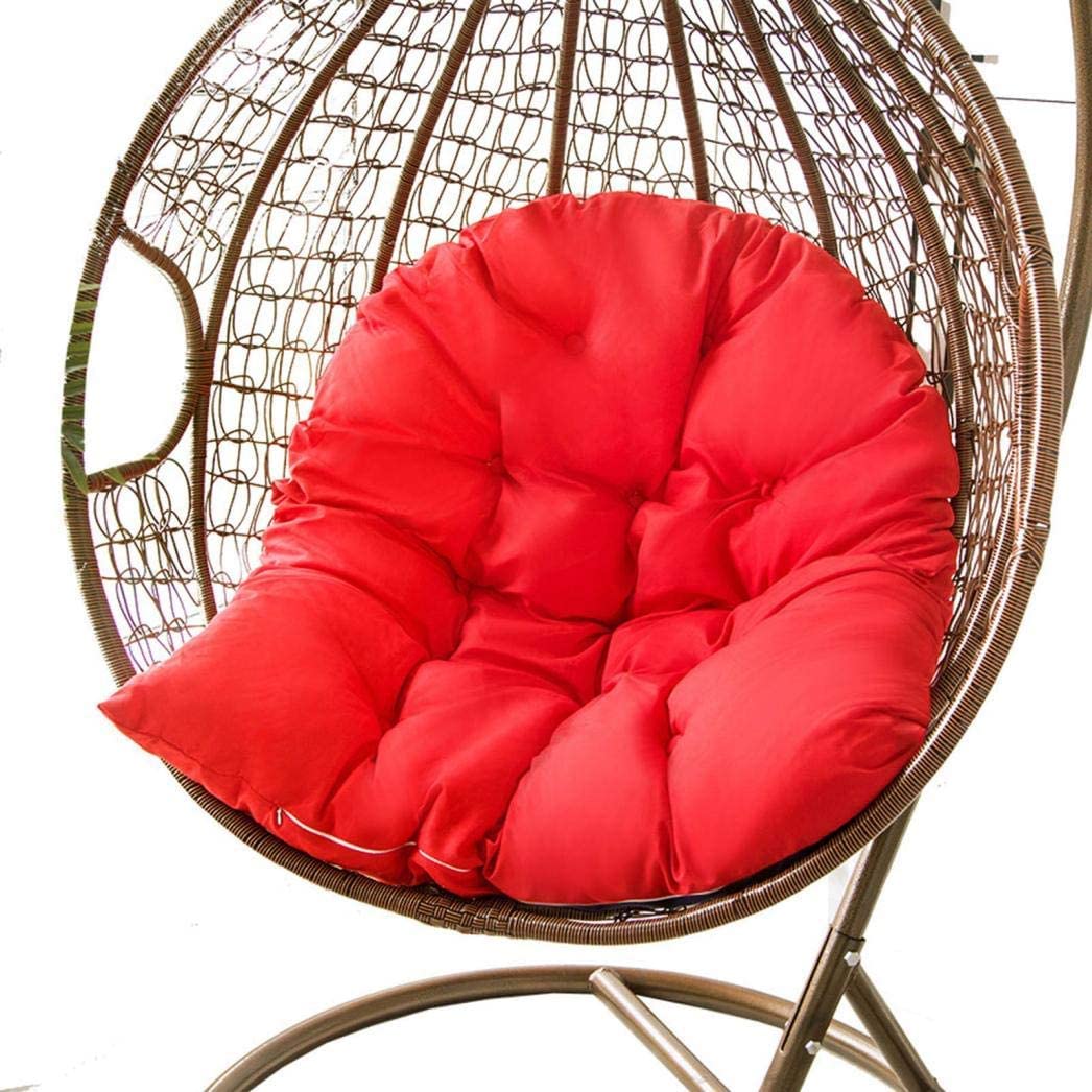 **Hanging Basket Seat Cushion - Egg Chair Cushion Replacement for Indoor/Outdoor Swing & Hammock Chairs - Soft Thickened Back Pillow for Patio, Garden, and Porch Swing Chairs - Perfect for Relaxing, Lounging, and Outdoor Decor**