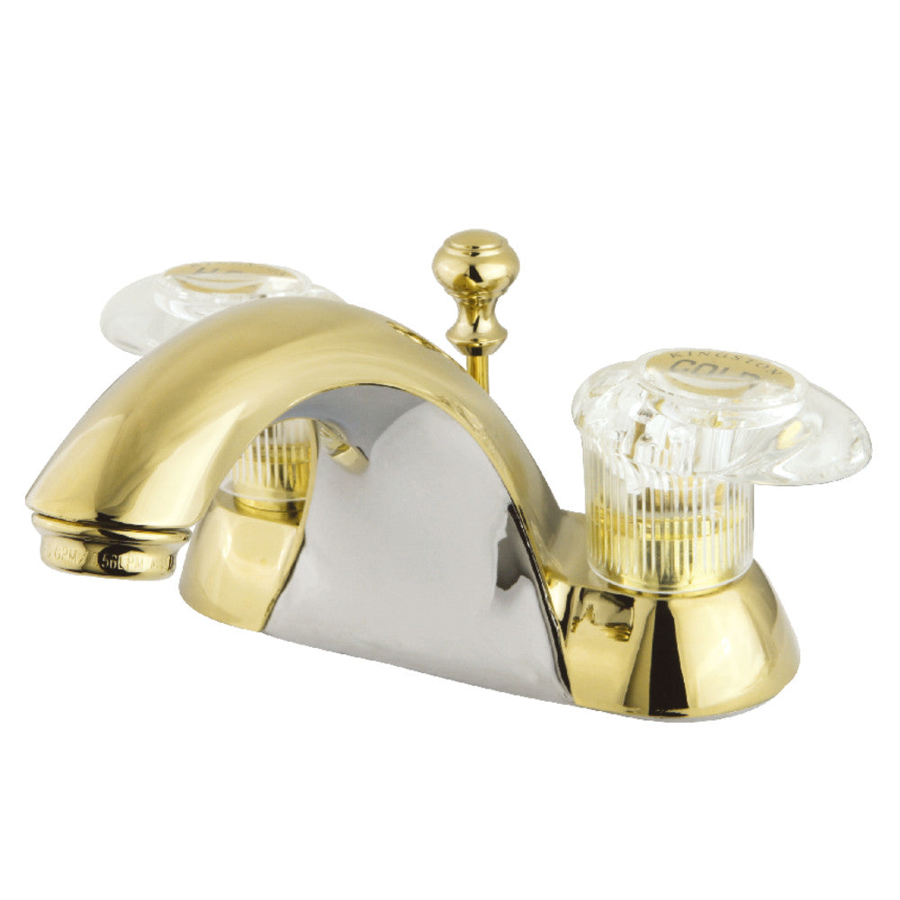 Kingston Brass KB2158 4-Inch Centerset Bathroom Faucet - Chrome Finish, Single Handle for Sink Vanity - Perfect for Bathroom Remodel & Home Upgrade
