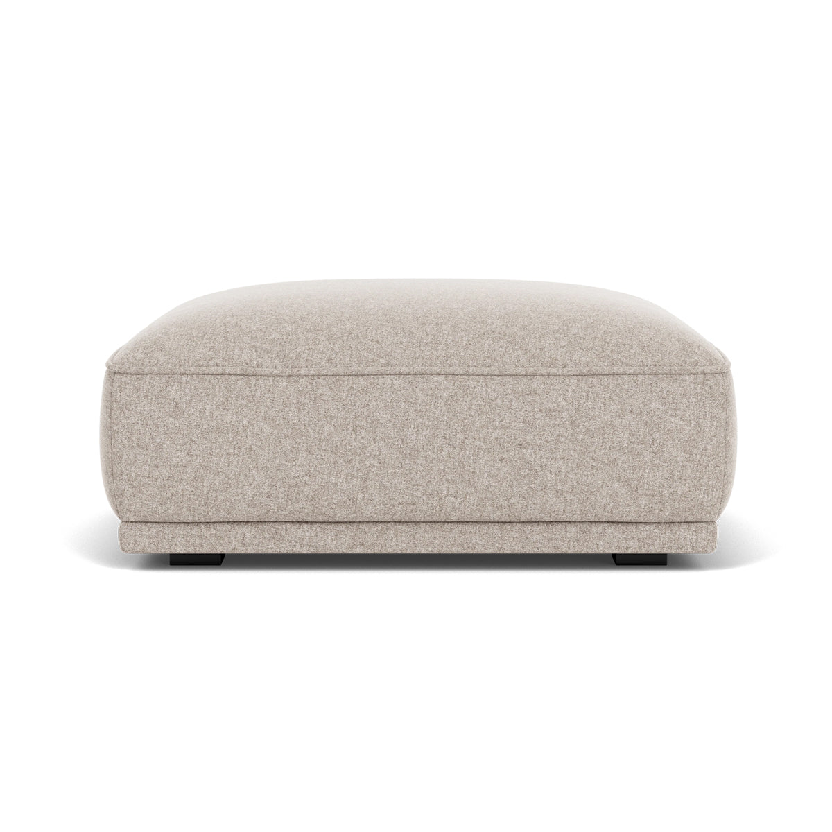 Leonora Fabric Storage Ottoman with Tufted Top - Stylish Footrest, Coffee Table & Extra Seating for Living Room, Bedroom & Dorm