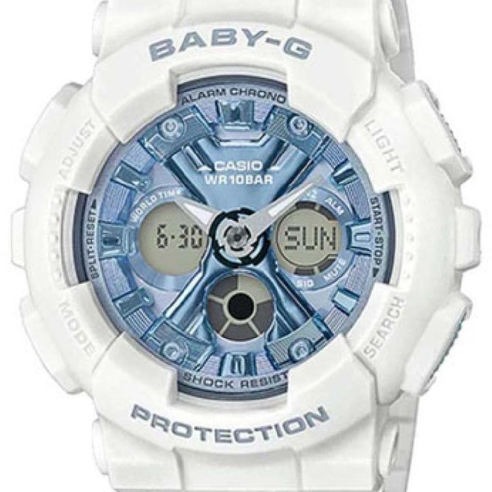 CASIO BABY-G BA-130-7A2DR Digital Sport Watch for Women - Shock Resistant, Water Resistant, LED Light - Perfect for Running, Swimming & Outdoor Activities