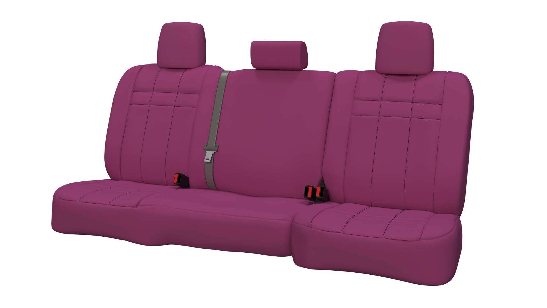 ShearComfort Custom Neoprene Seat Covers for Ford Aerostar (1992-1994) - High Back Captain Chairs with Arms - Solid Pink - Waterproof & Durable Rear Seat Protection - Perfect for Road Trips, Camping & Everyday Use