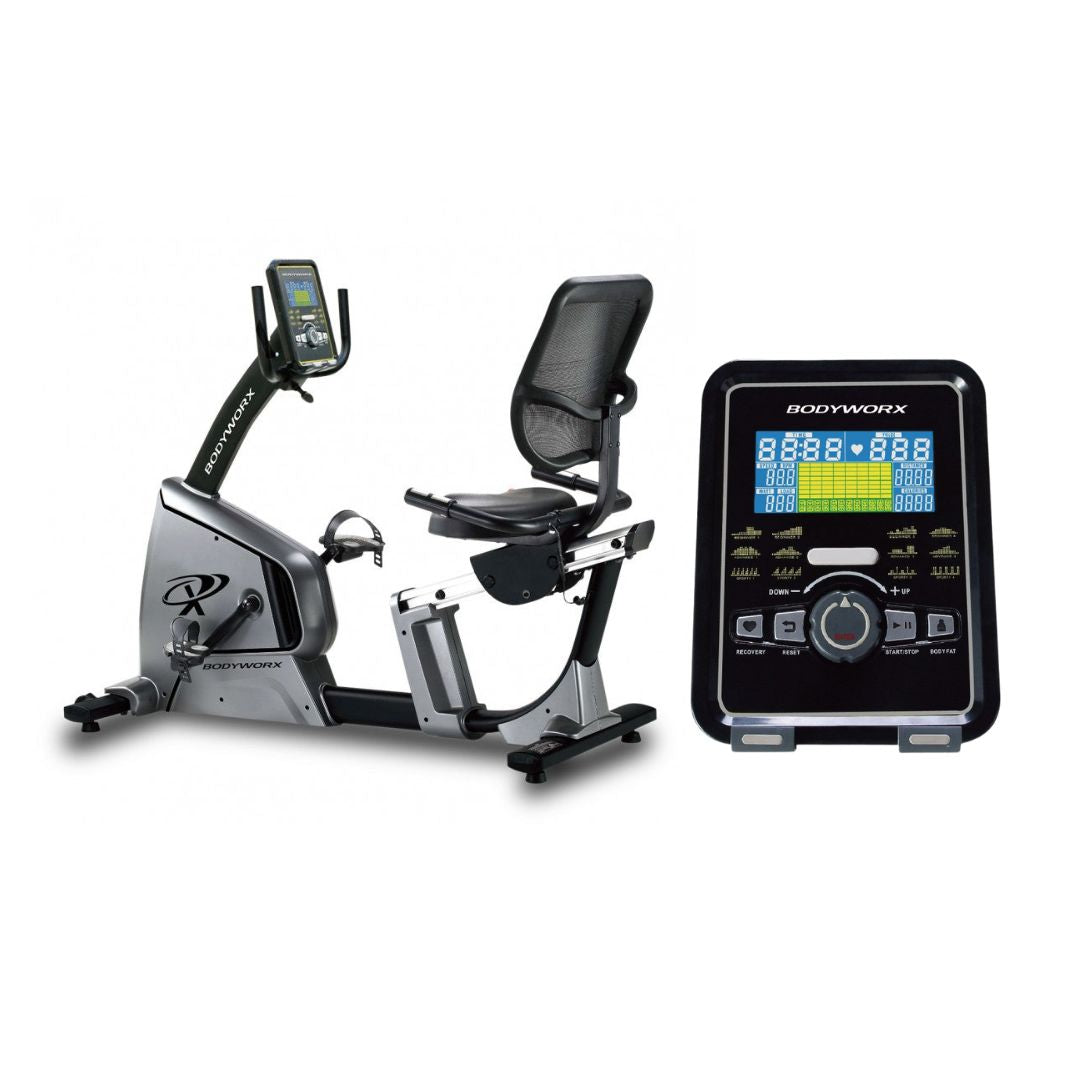 Bodyworx ARX700 Programmable Recumbent Exercise Bike for Home Gym - Low-Impact Cardio Workout for Seniors & Rehabilitation