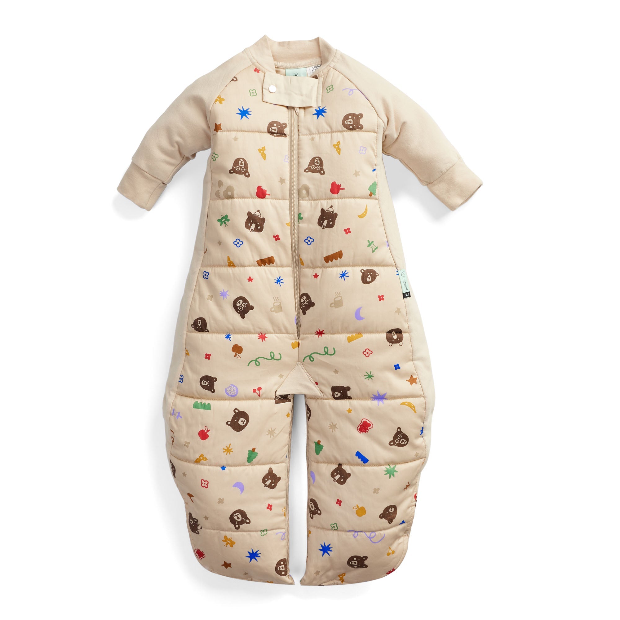 ErgoPouch TOG 3.5 Baby Sleep Suit Bag - Warm Winter Wear for Newborns & Infants - Teddy Bear Party Design - Perfect for Nursery, Bedtime & Cold Weather Comfort