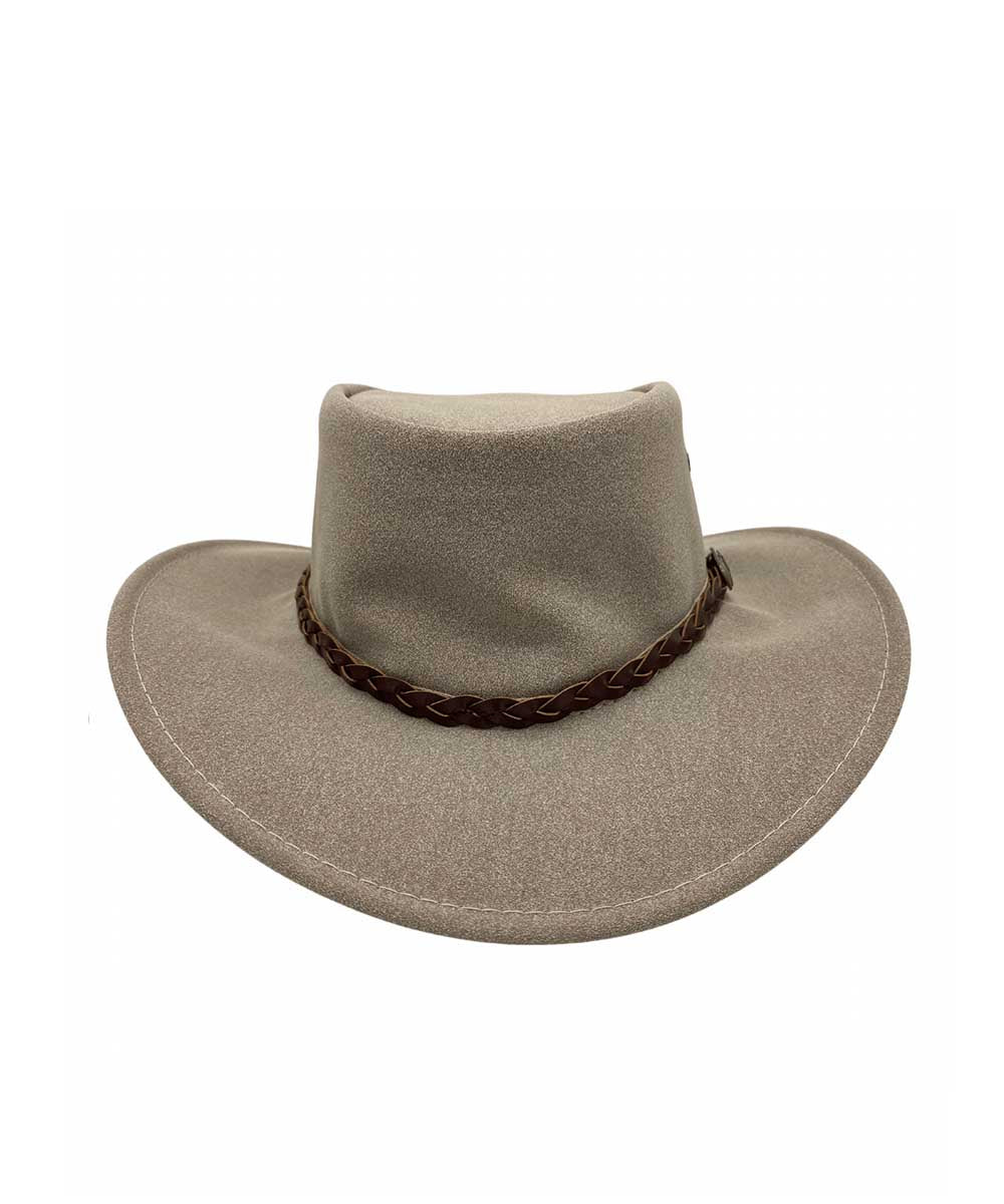 Jacaru Ranger Hat - Genuine Leather Outback Hat for Men & Women - Perfect for Hiking, Camping, and Outdoor Adventures