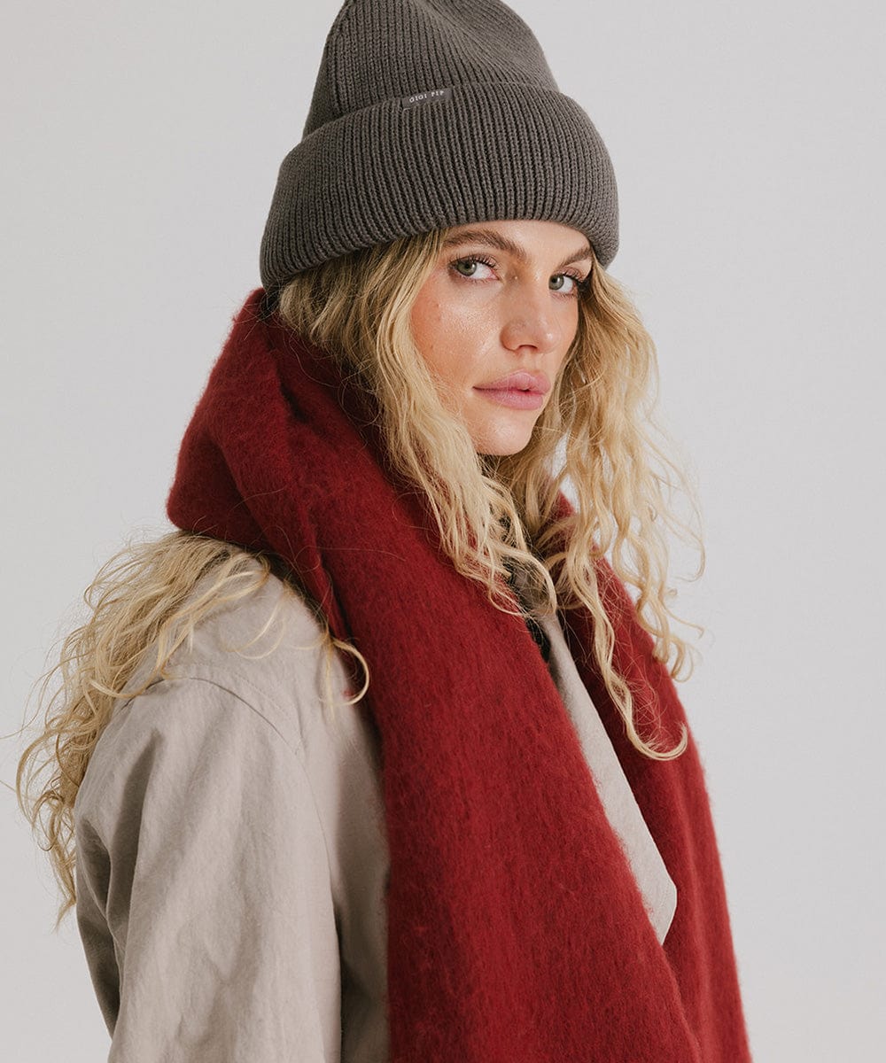 Soft & Chunky Mik Oversized Knit Scarf for Women - Winter Warm Fashion Accessory - Perfect for Cold Weather, Travel & Outdoor Activities