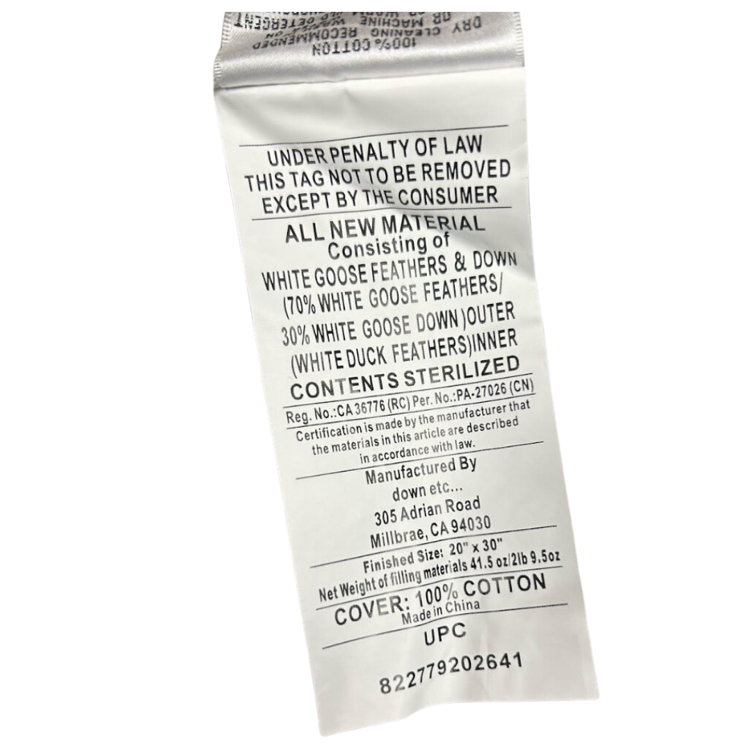 Premium Down & Feather Pillow - Luxury Hotel Quality for Ultimate Comfort | Perfect for Home, Travel & Guest Rooms | Featured at Hyatt® Hotels