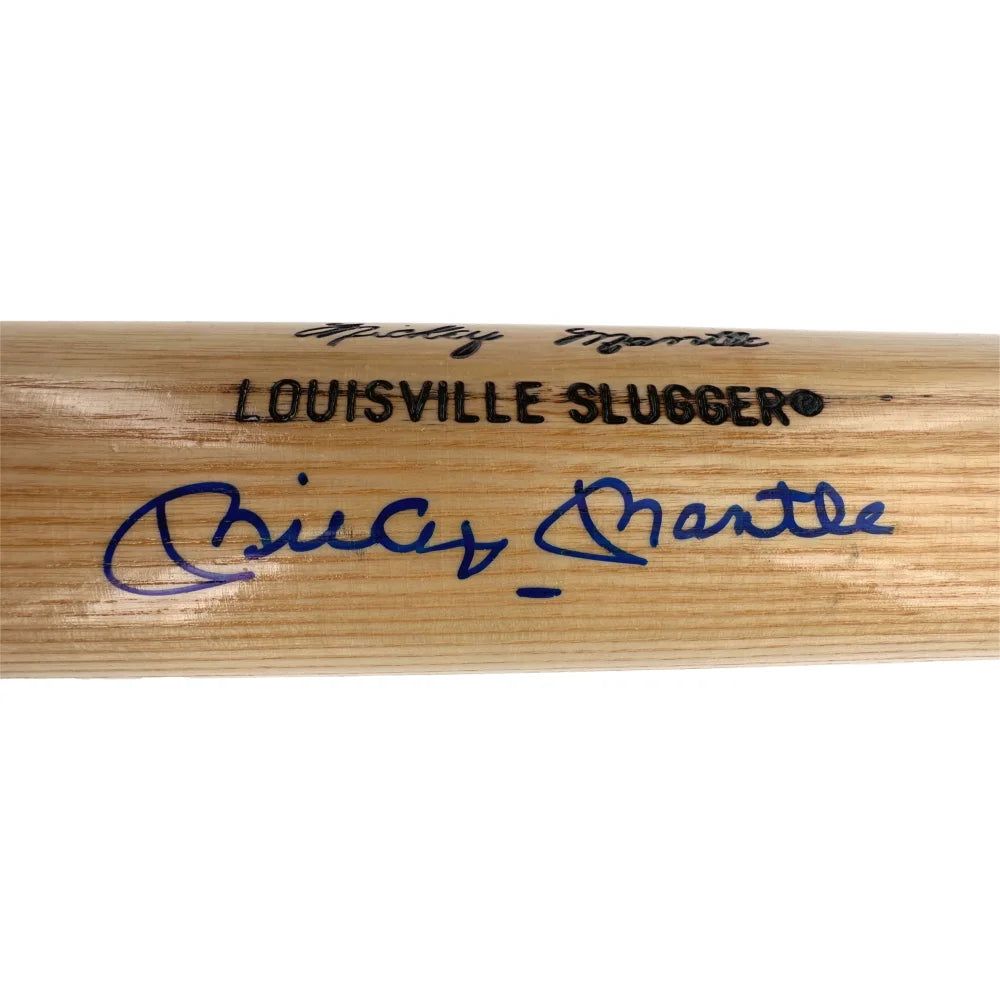 Authentic Mickey Mantle Autographed Louisville Slugger Baseball Bat with JSA COA - New York Yankees Memorabilia for Collectors & Sports Fans - Perfect for Display, Gift, or Investment