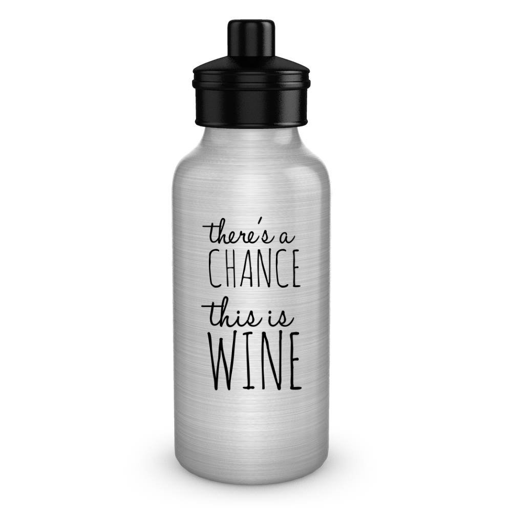 Funny Water Bottle - Looks Like Wine - Perfect for Office Pranks, Gym & Outdoor Activities