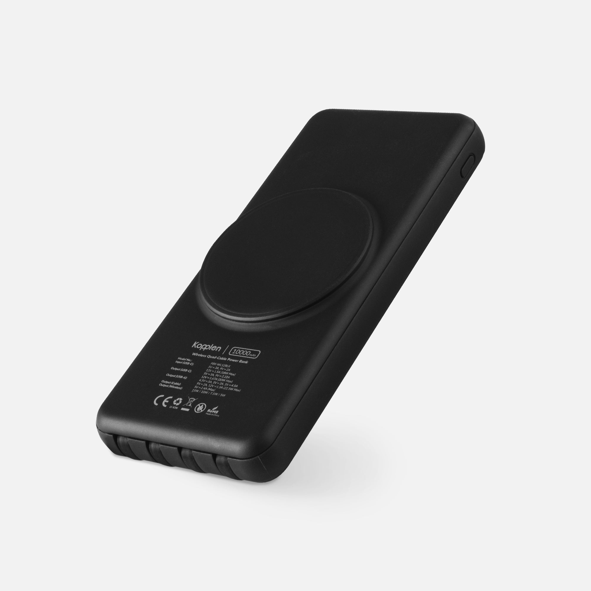 10,000mAh Magnetic Wireless Power Bank with Fast Charging & Multi-Output USB Ports | Portable Charger for iPhone, Samsung, AirPods | Perfect for Travel, Camping & Emergency Power Backup