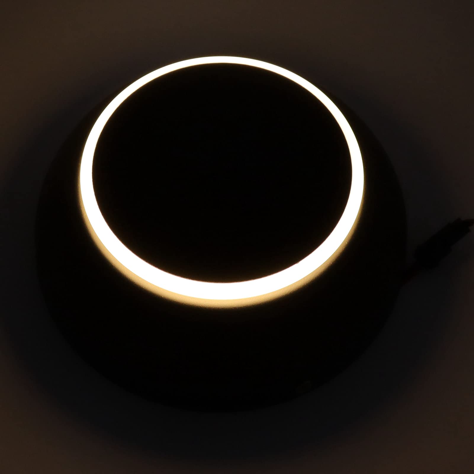 360° Rotating LED Wall Light - Warm White for Hallway, Bedroom & Living Room Decor
