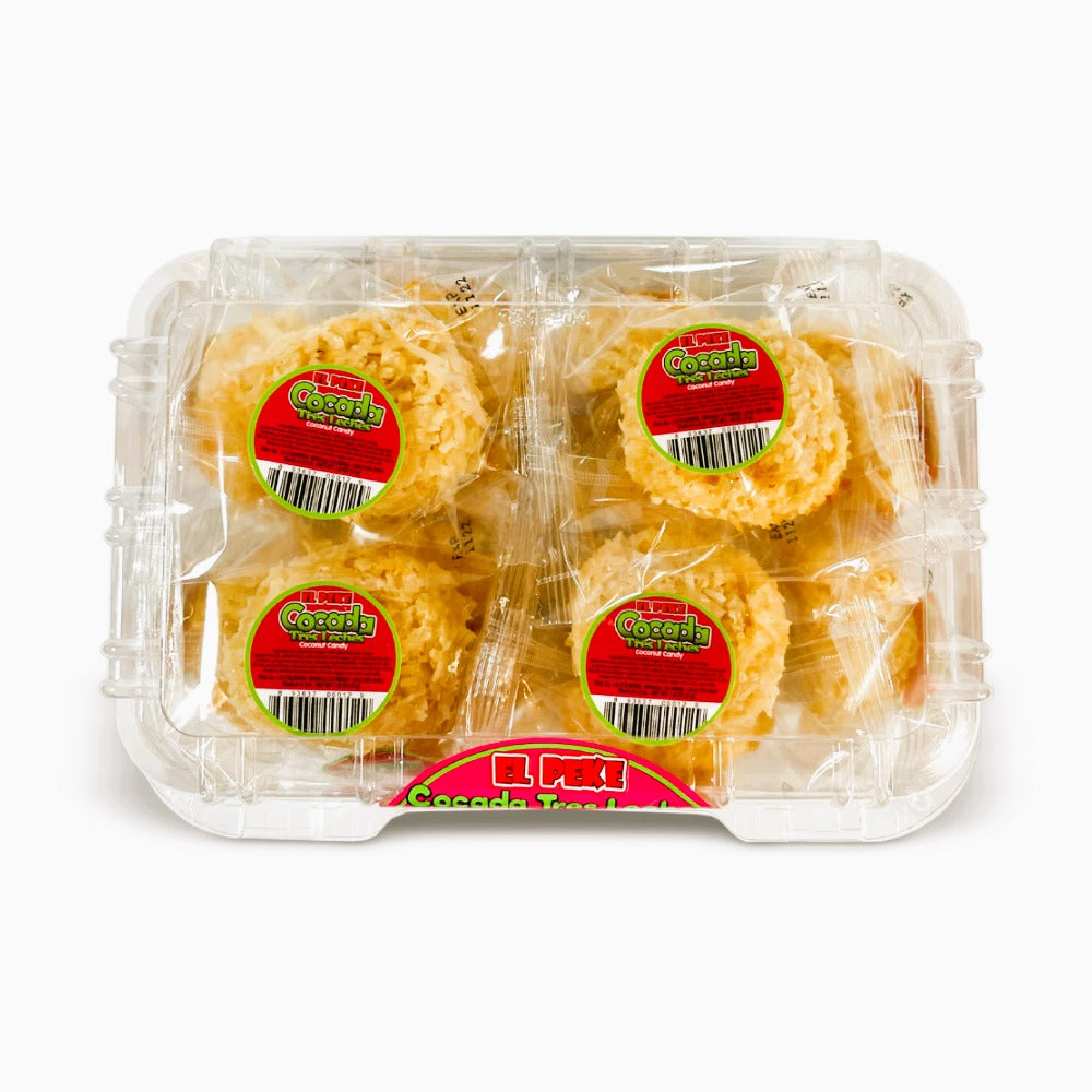 La Colmena Peke Cocada 3 Leches - 16 Count Box | Delicious Coconut Milk Candy for Parties, Gifts & Snacking