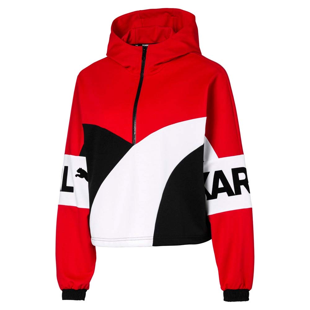 Puma x Karl Lagerfeld Women's XTG Half-Zip Hoodie | Athletic Streetwear Pullover | Gym, Running & Casual Wear