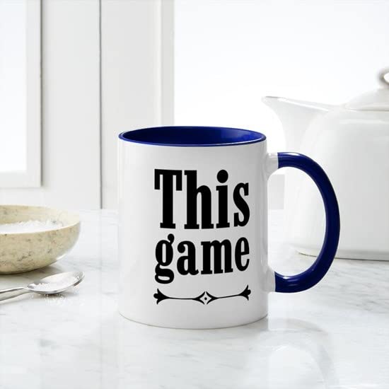 11 oz (325 ml) Ceramic Coffee Mug - This Game Themed Design - Perfect for Gamers, Office Use & Gift Giving - Dishwasher & Microwave Safe