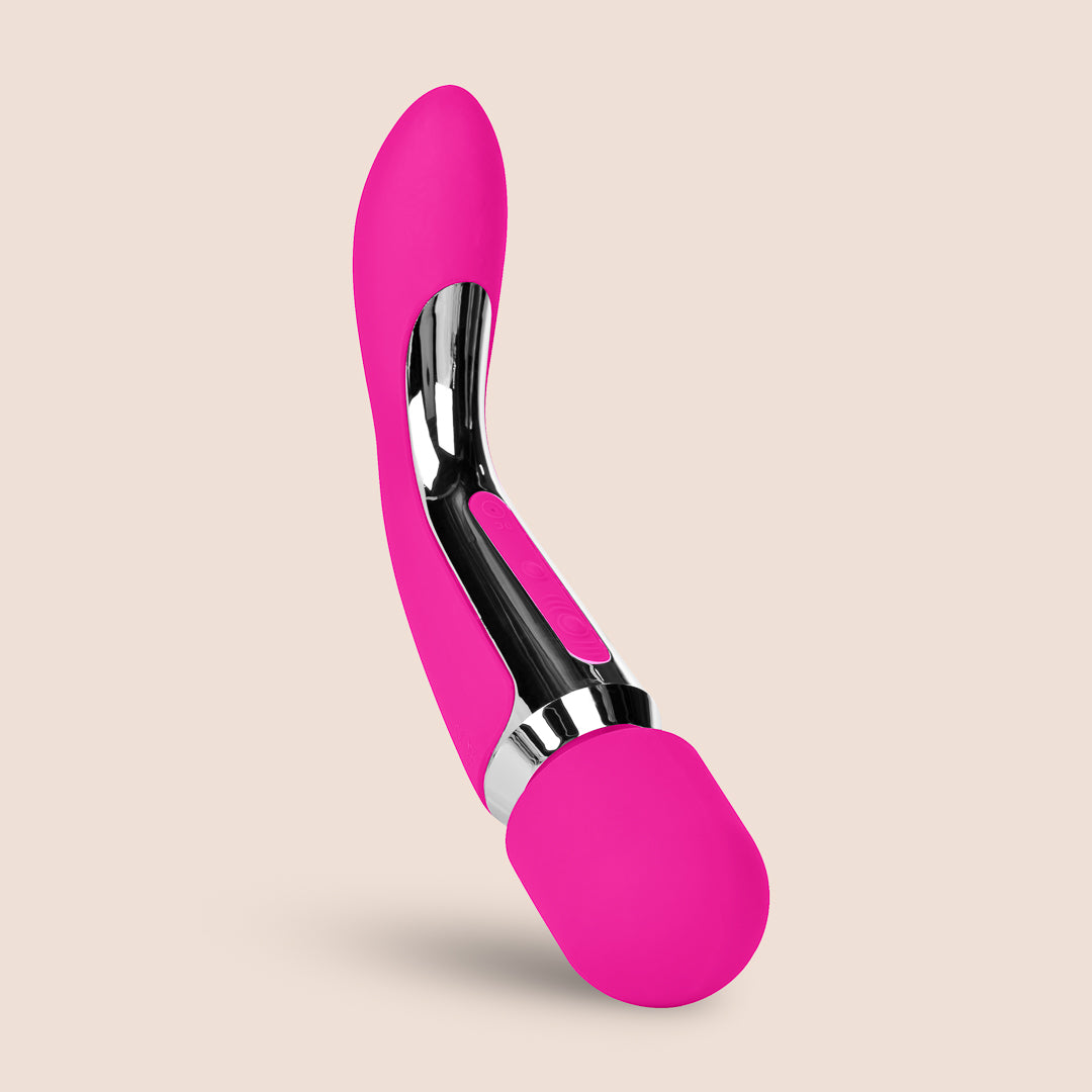 Embrace™ Body Wand Massager - Dual Ended Silicone Massage Tool for Muscle Relaxation & Stress Relief | Perfect for Home Spa, Couples Massage & Self Care Therapy