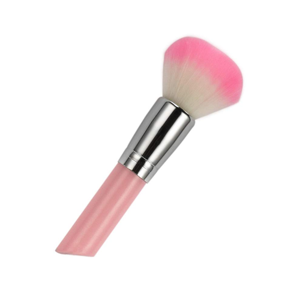FOMIYES Portable Makeup Brush Set - 5-in-1 Multi-Function Blush, Powder & Foundation Brush Kit for Professional & Travel Makeup Application | Perfect for On-The-Go Touch Ups & Full Face Makeup Routine