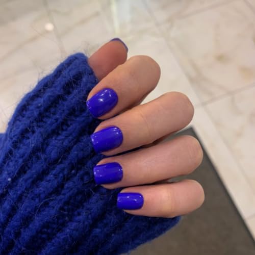 glossy royal blue