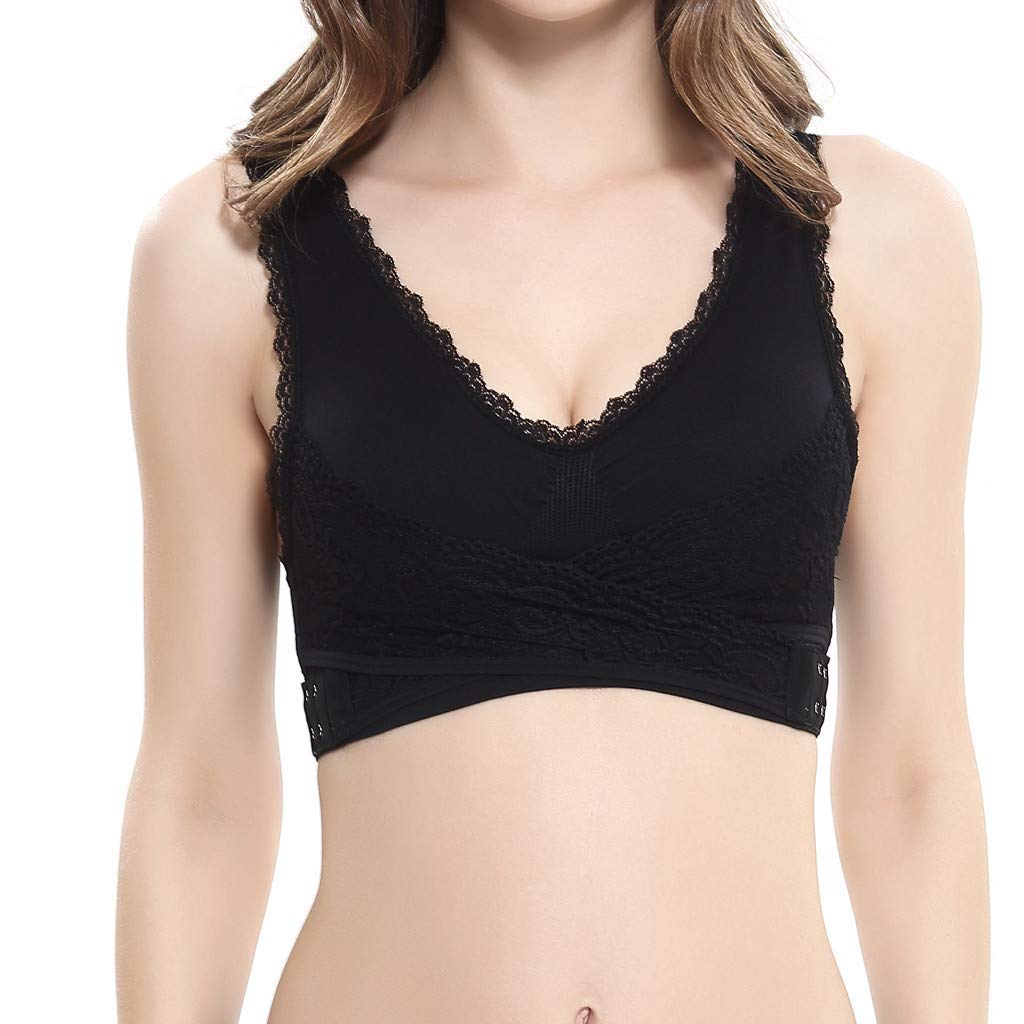 Women's Cross Front Lace Sports Bra - Seamless Workout Top with Breathable Fabric for Yoga, Running & Gym - Plus Size Activewear for Women
