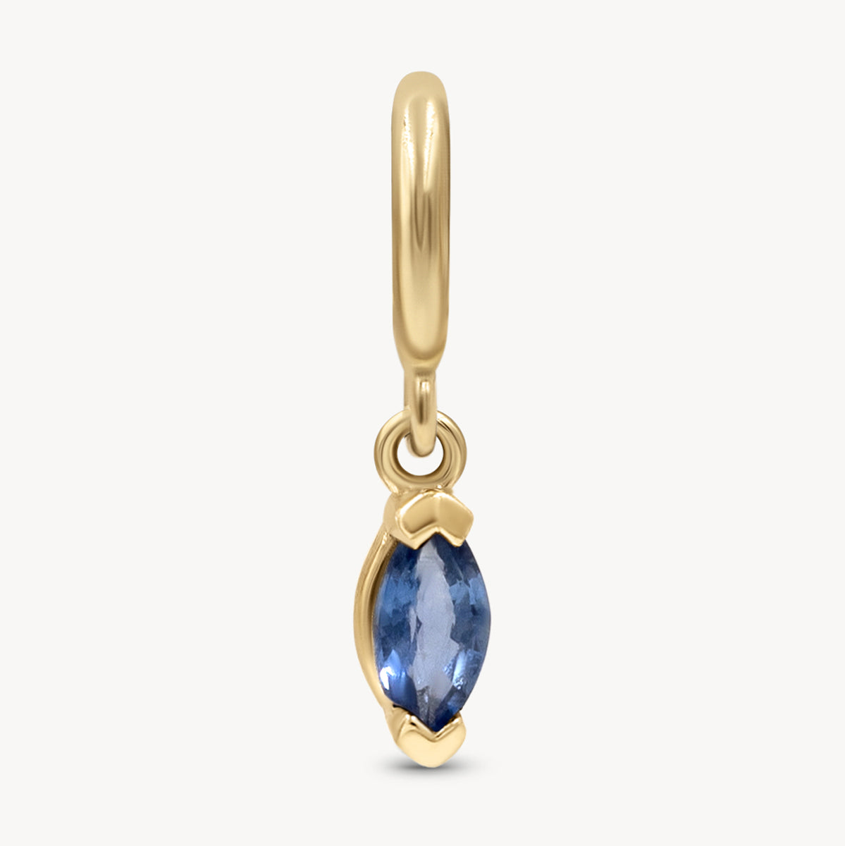 September Birthstone Charm - Genuine Sapphire Jewelry for Necklaces & Bracelets | Perfect Gift for Birthdays & Anniversaries
