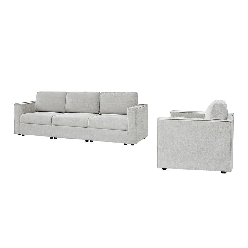 Dilcia 3-Piece Slipcovered Sofa Set - Modern Living Room Furniture with Removable Covers for Easy Cleaning | Perfect for Small Spaces, Apartments & Cozy Home Decor