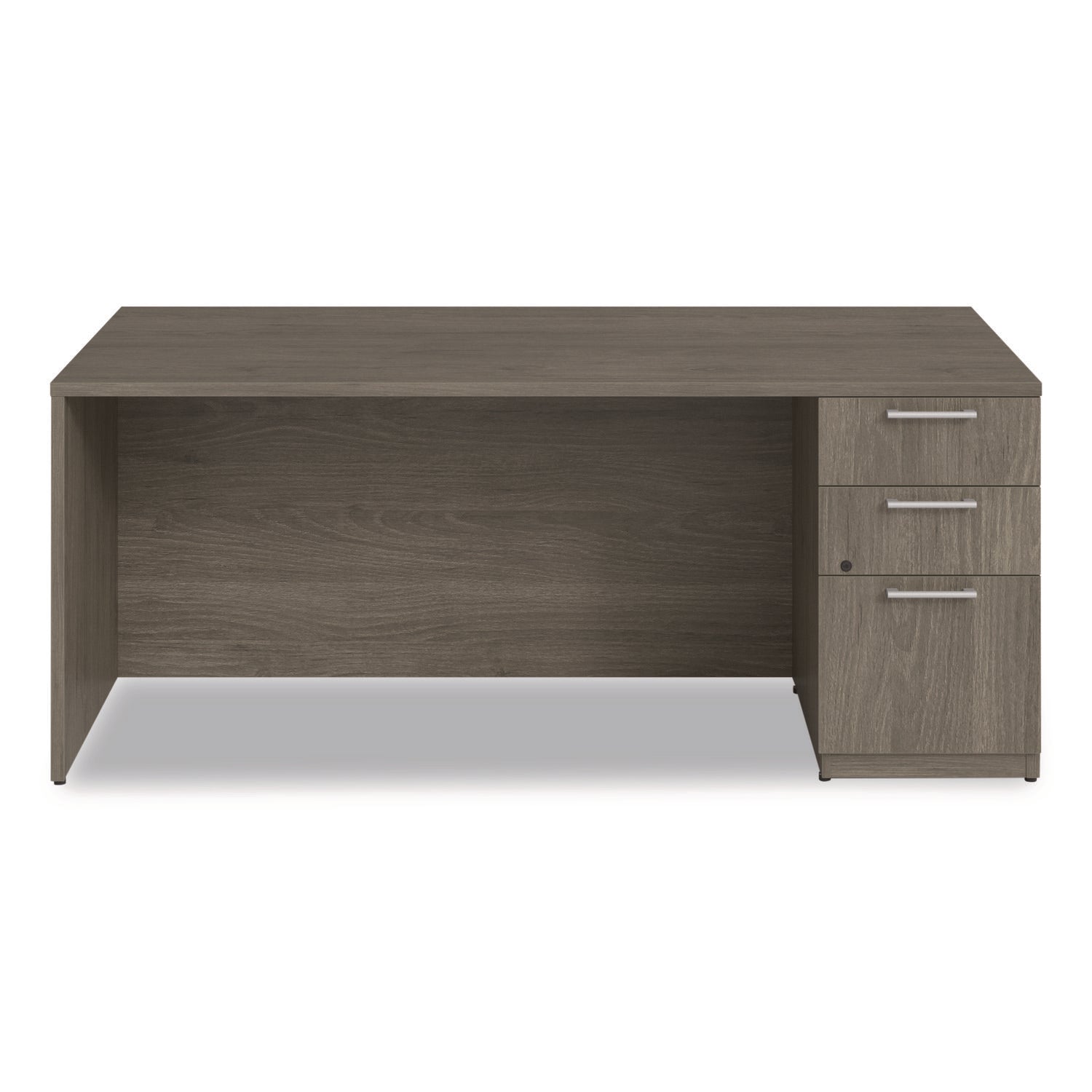 Alera Seville Series Single Pedestal Desk - 72