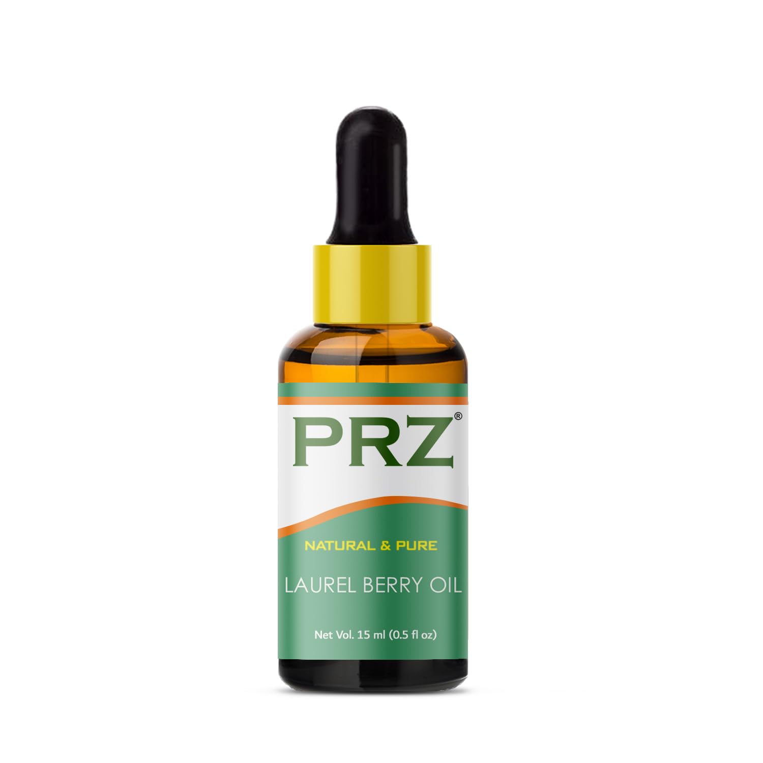 PRZ Laurel Berry Essential Oil - 100% Pure Natural Therapeutic Grade for Skin Care, Hair Care & Aromatherapy, 15ml - Perfect for Massage, Diffuser & DIY Beauty Products