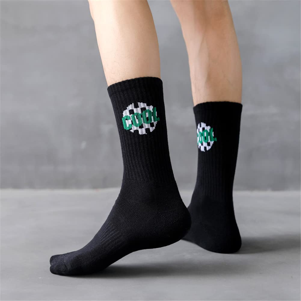 Men's Dress Socks - 5 Pack Colorful Cotton Fashion Socks with Funky Patterns for Business & Casual Wear - Perfect for Office, Parties & Gifting