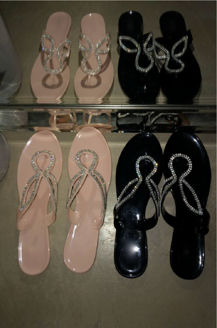 Jodie Rhinestone Swirl Sandals for Women - Sparkly Glitter Heeled Dress Shoes for Parties, Weddings & Special Occasions
