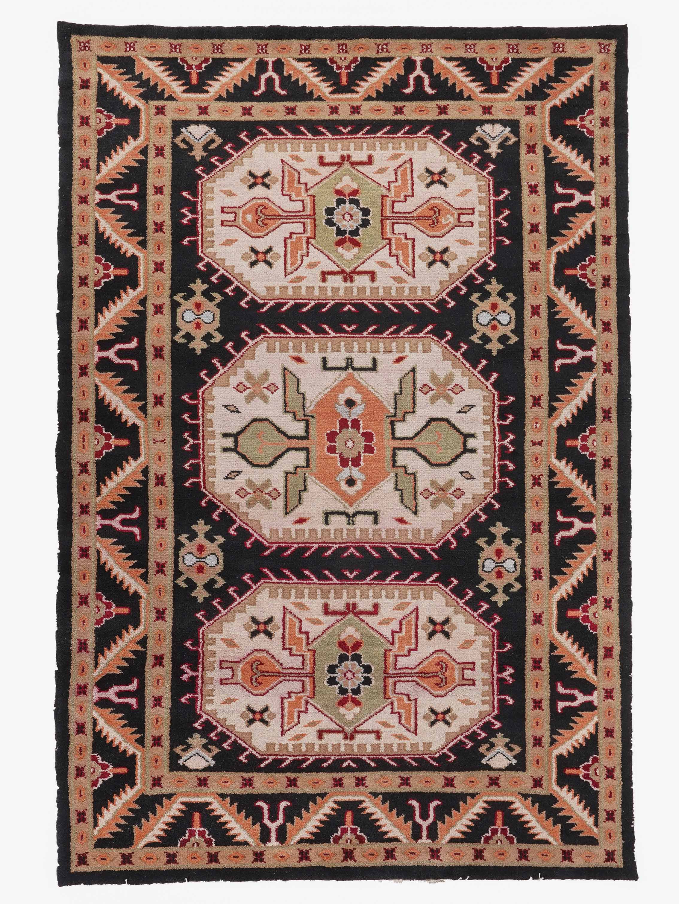 Hand-Knotted Afghan Shirvan Rug - Authentic Persian Design for Living Room, Bedroom & Home Decor