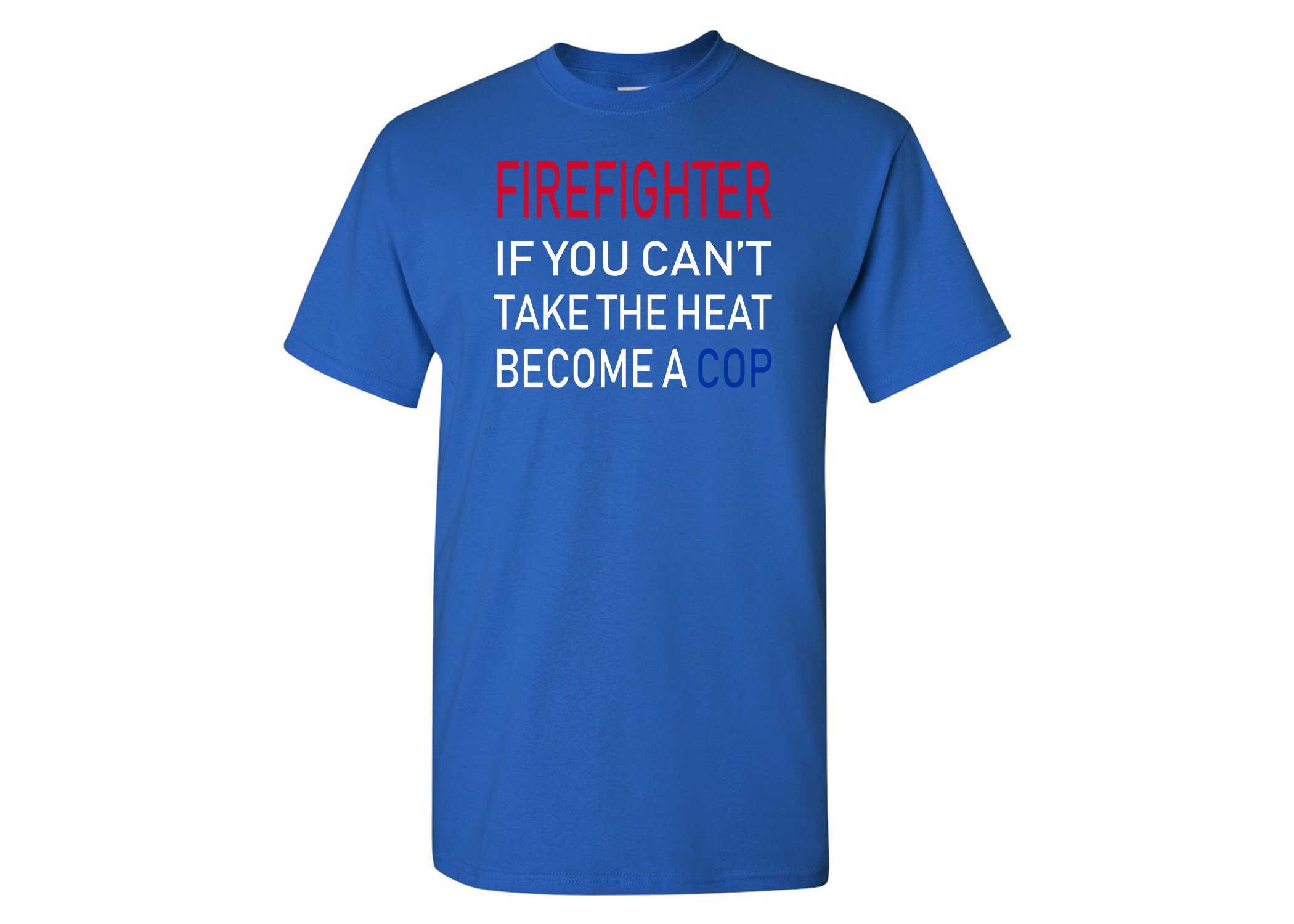 Funny Firefighter T-Shirt for Men - Take The Heat FD Fire Department Gift - Perfect for Firefighter Appreciation, Fire Academy Graduation & Firehouse Pranks