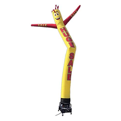 20ft Inflatable Tube Man Air Dancer with 1HP 2-Speed Blower - Wacky Waving Outdoor Advertising for Car Dealerships, Grand Openings & Events