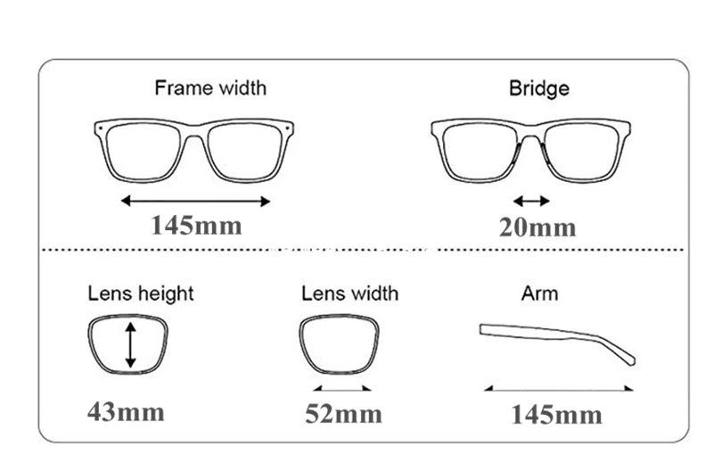 Stylish Black Unisex Full Rim Browline Square Acetate Eyeglasses BM BT711 - Perfect for Work, Reading & Fashion Accessories