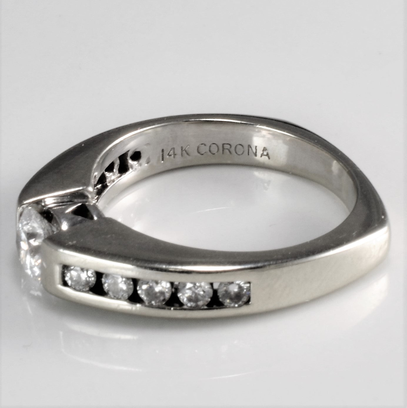 0.80ctw Canadian Tension Set Diamond Engagement Ring - I1 F/G Clarity, Size 5.5 - Perfect for Proposals, Anniversaries & Bridal Jewelry